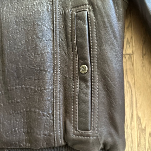 Marc Jacob New York Leather w/ Shearling Collar - Picture 2 of 16